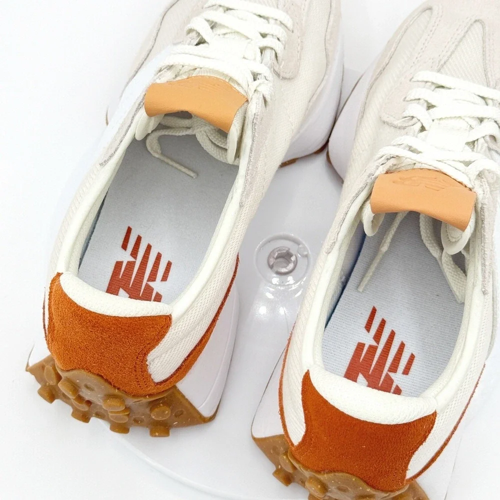 New Balance 327 Lifestyle Sneakers Size 7 Women White Brown WS327RA - NEW - Picture 7 of 10